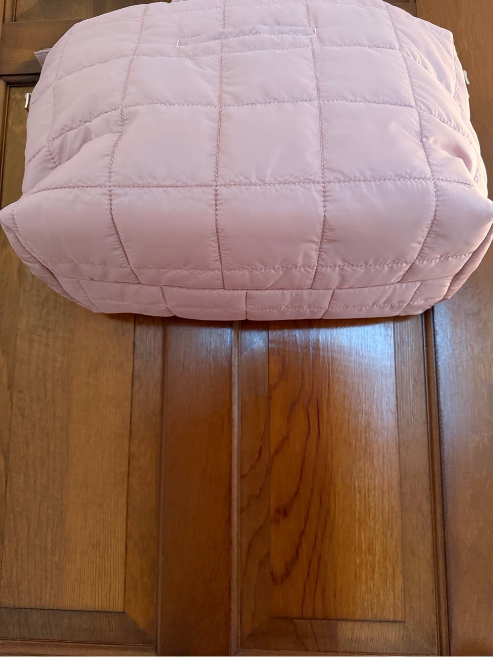 Pink Lightweight Puffy Work/Travel Tote Bag NWOT - Picture 3 of 7